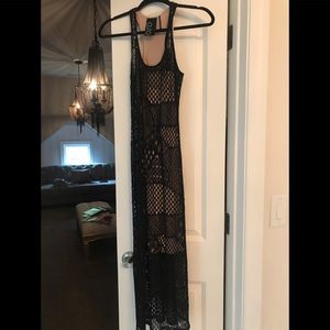 Long adorable laser cut dress